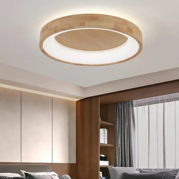 Brilagi-LED Lampada da soffitto FALCON WOOD LED/40W/230V 3000/4000/6000K 60 cm in legno
