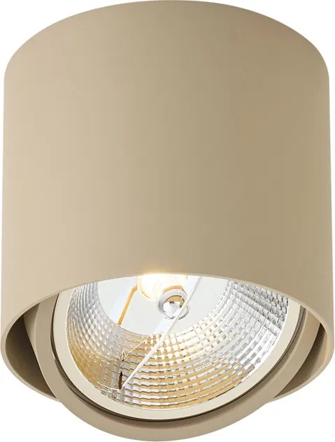 Faretto da soffitto moderno orientabile tortora GU10 AR111 - Impact