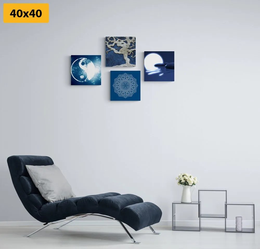 Set di quadri – Feng Shui in blu