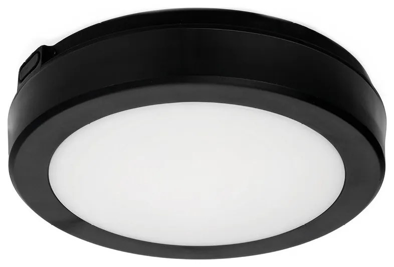 Plafoniera LED da bagno con sensore NAIROS LED/12W/230V IP65 nero + +TC