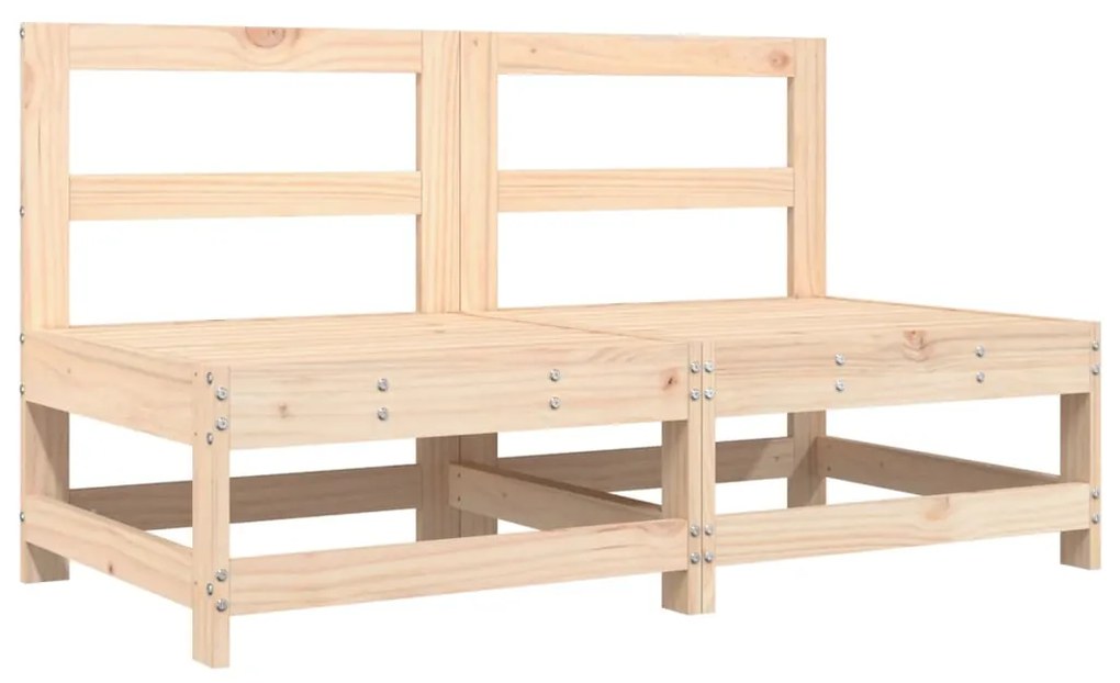 Set Salotto da Giardino 6 pz in Legno Massello di Pino