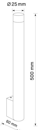 Applique GLAM 1xG9/8W/230V nero