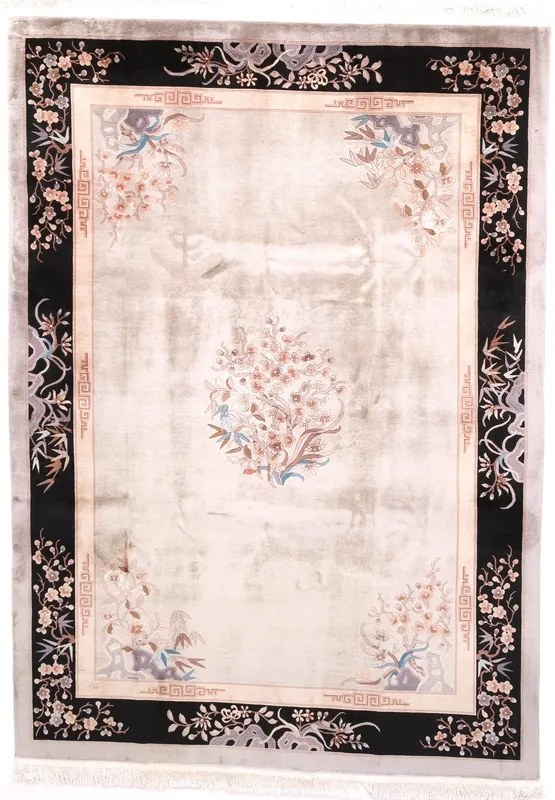 Peking Tappeto orientale 240 x 350 Nero (Cina) Annodato A Mano