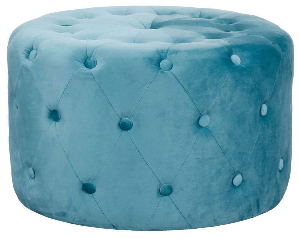 AURA - pouf rotondo in velluto