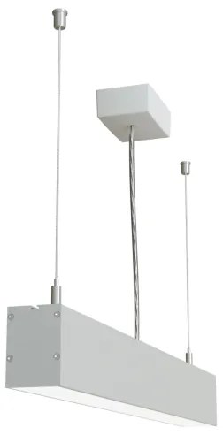 APLED - Lampadario LED su corda LOOK LED/23W/230V 4000K 60 cm argento