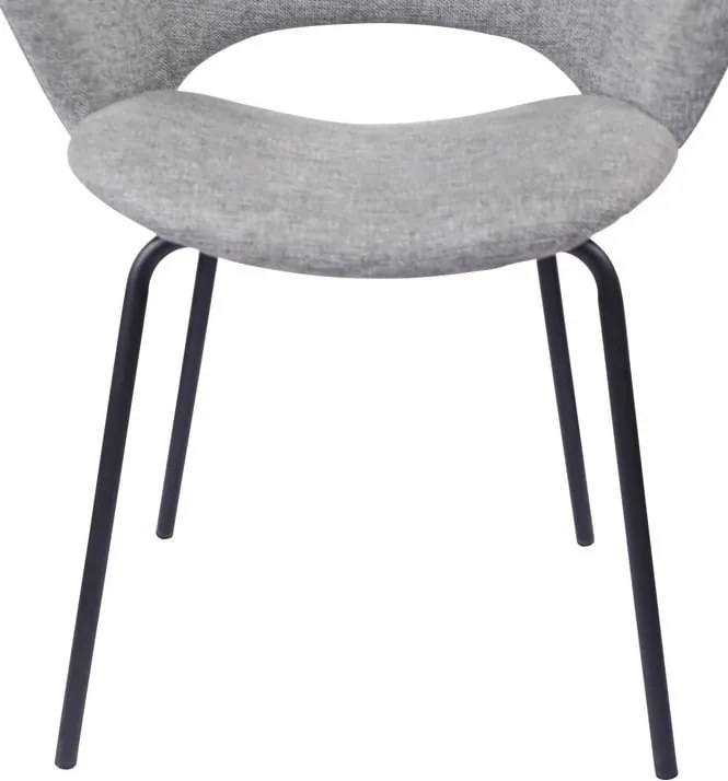 Set di sedie da pranzo grigio chiaro in imbottito 2 pz Rowley – Unique Furniture