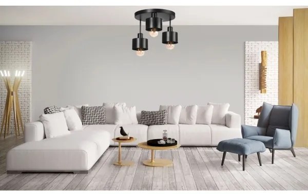 Lampadario a plafone BODO 3xE27/60W/230V