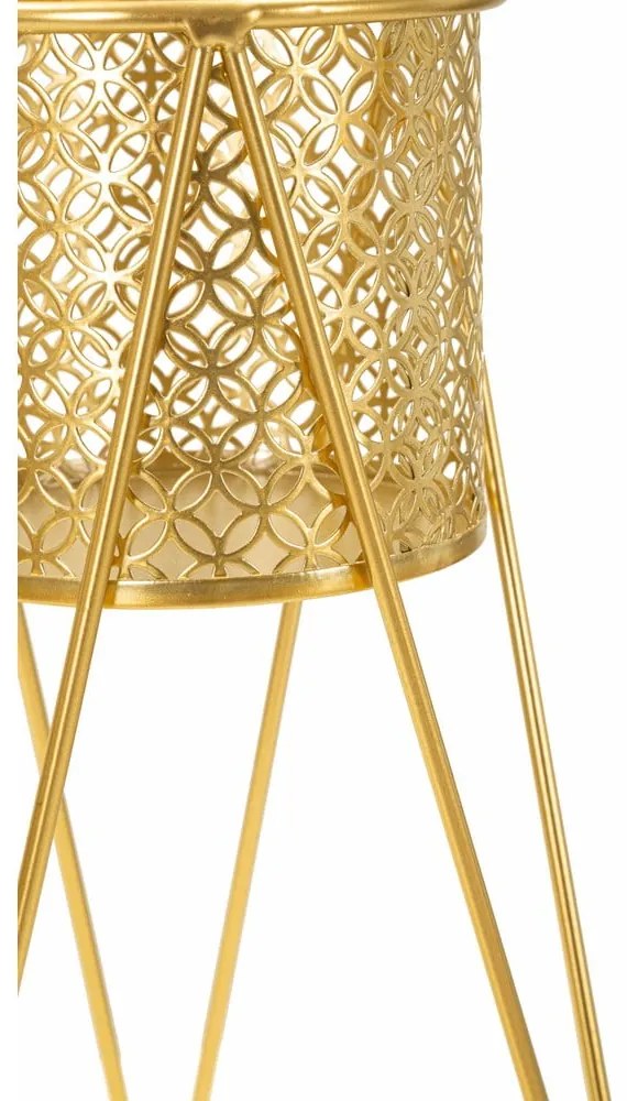 Set di 2 piedistalli per piante in metallo ø 20 cm altezza 46 cm Nat - Mauro Ferretti