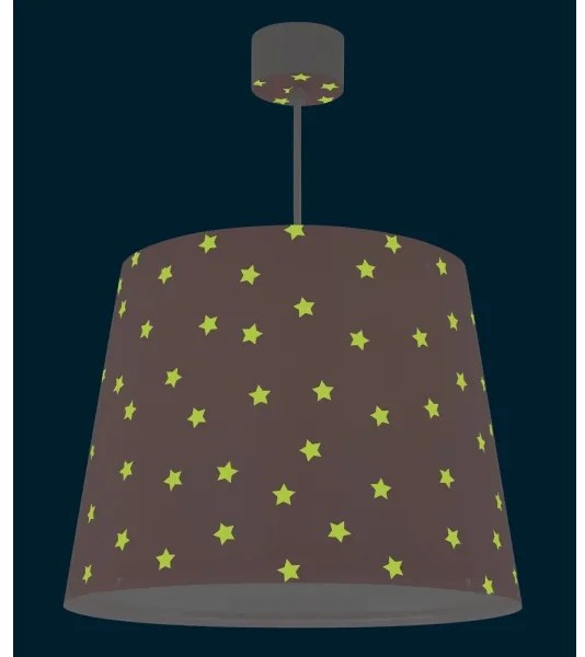 Dalber 82212S - Lampadario per bambini STAR LIGHT 1xE27/60W/230V rosa
