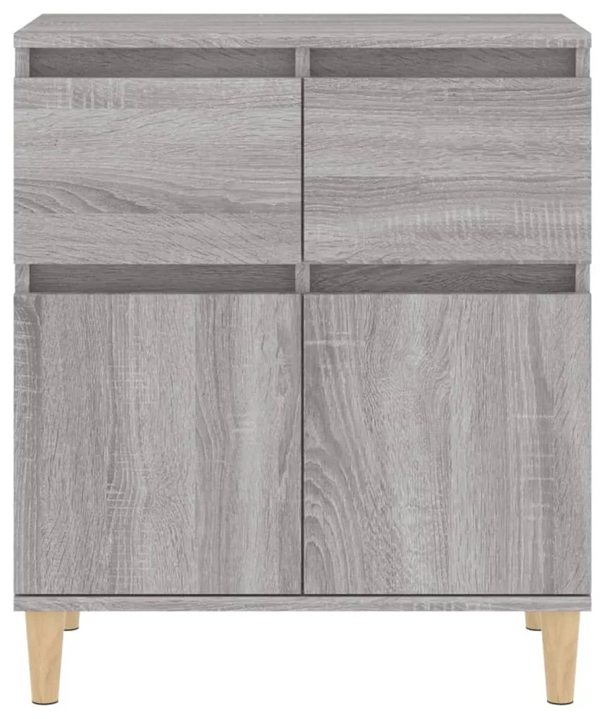 Credenza Grigio Sonoma 60x35x70 cm in Legno Multistrato