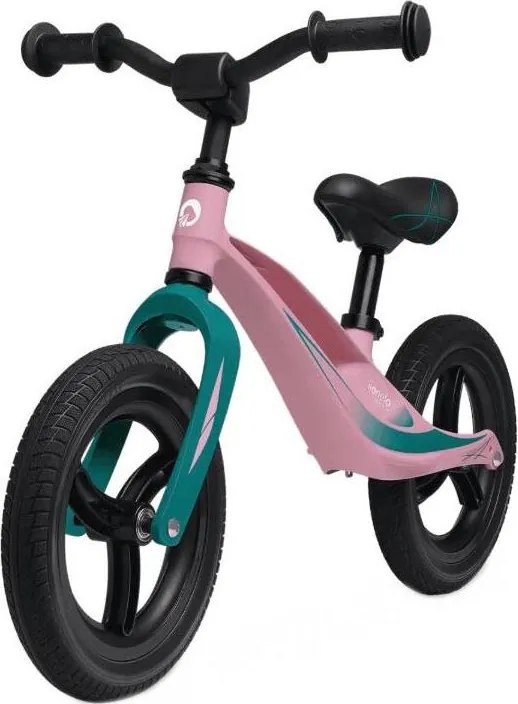 Lionelo - Bicicletta senza pedali BART TOUR rosa/verde