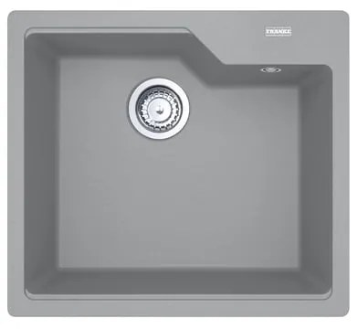 Lavello integrato 1 vasca in fragranite grigio FRANKE Urban L 50 x L 56 cm