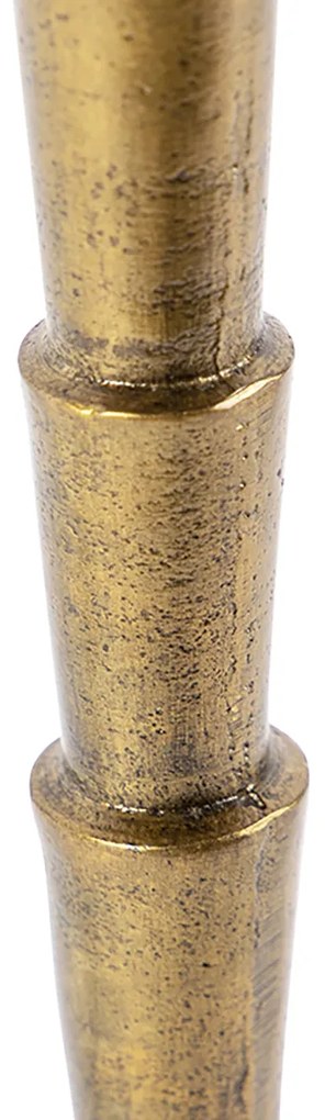 Lampada da tavolo bronzo con paralume in velluto verde 35cm - Pisos