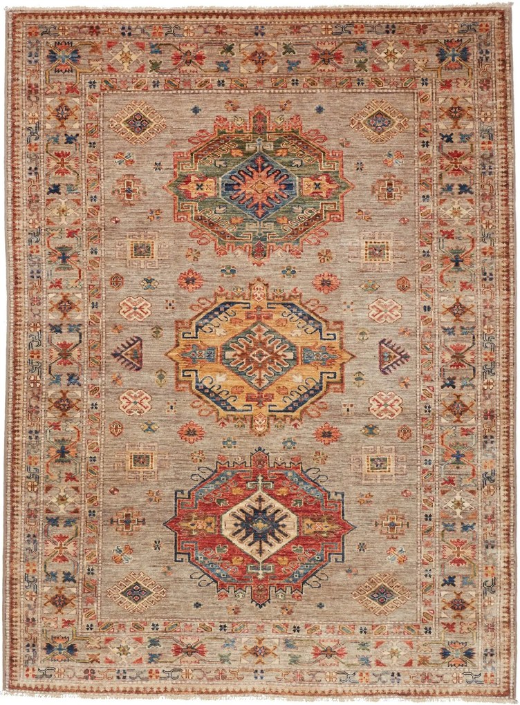 Kazak Tappeto 210x150 (Pakistan) Annodato A Mano