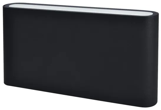 Solight WO800-B- LED Applique da esterno MODENA LED/12W/230V IP54 nero