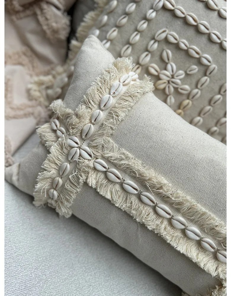 Federa decorativa in cotone 30x50 cm Seashells – Mioli Decor