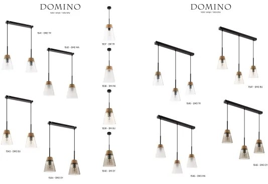 Jupiter 1541 - DM 2 TR - Lampada a sospensione DOMINO 2xE27/60W