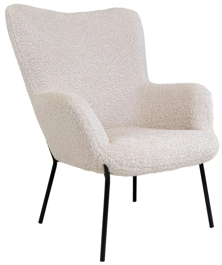 Poltrona in pelliccia sintetica bianca Glasgow - House Nordic