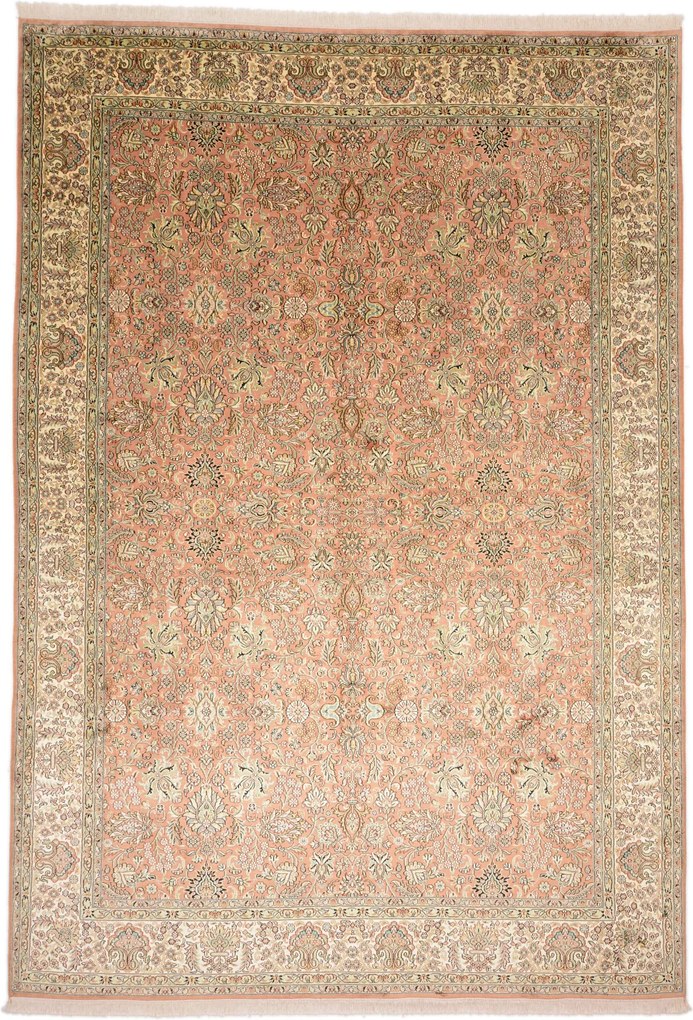 Cashmere Silk Tappeto 220 x 320 (Indian) Annodato A Mano