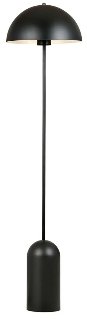Piantana Minimal Danu Acciaio Nero 1 Luce E27 Ip20