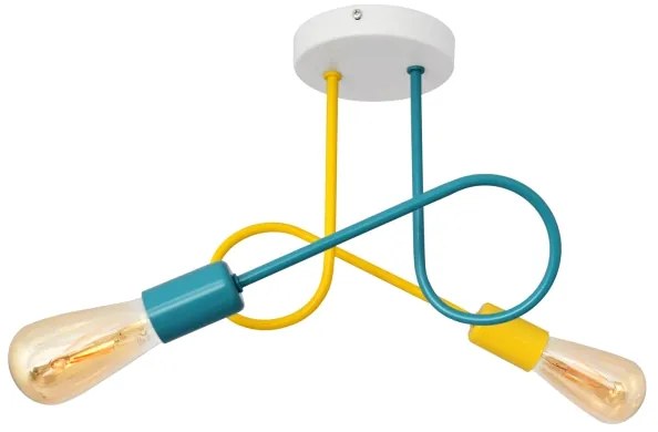 Plafoniera per bambini OXFORD 2xE27/15W/230V