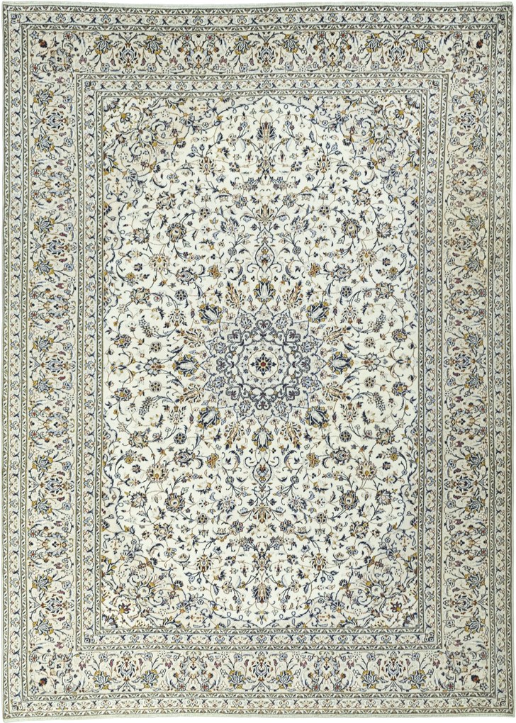 Kashan Tappeto persiano 290x400 Beige (Iran) Annodato A Mano