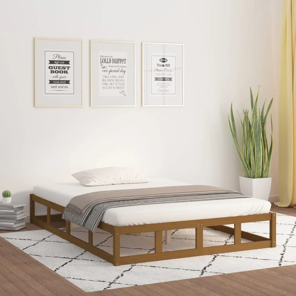 Giroletto Ambra 120x190 Cm Small Double İn Legno Massello /