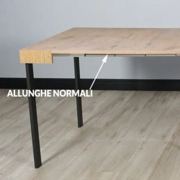 Consolle 90x40 cm allungabile a 300 cm KARAMAY EVOLUTION Noce