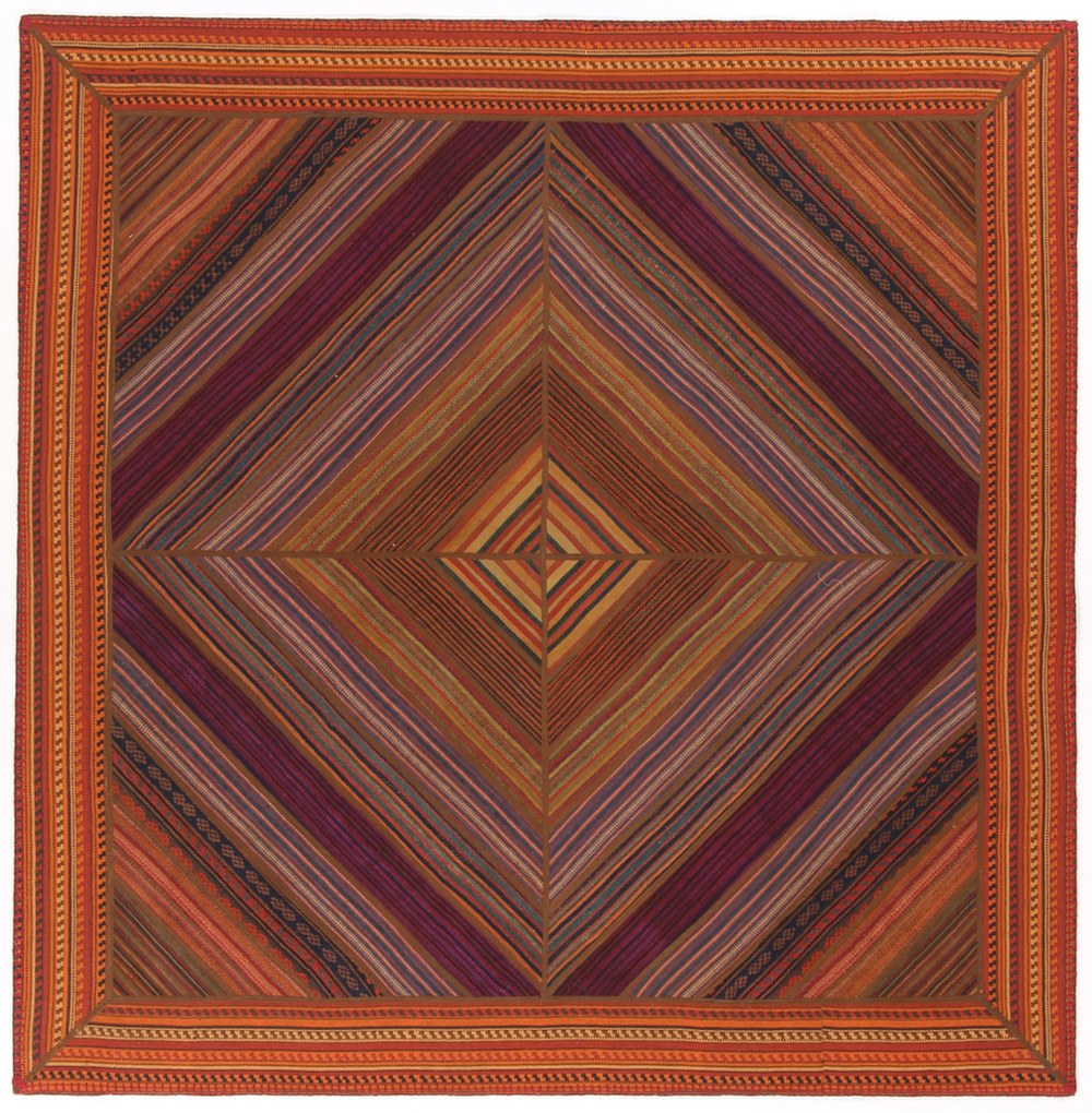 Kilim Tappeto 210 x 210 (Iran) Tessuto A Mano