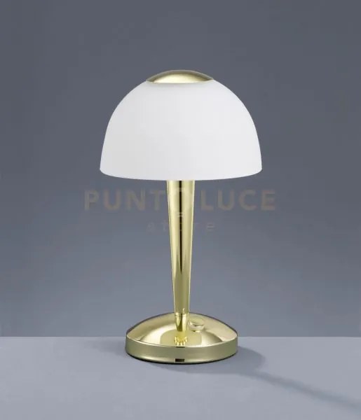 Ventura lampada da tavolo led 4w 350lm, 3000k ottone lucido cupola ...