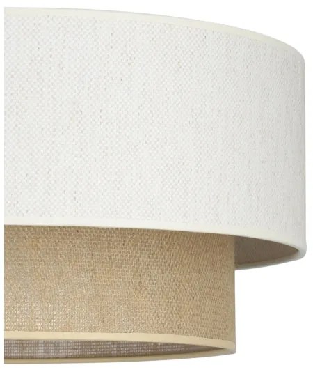 Plafoniera NATIA 1xE27/60W/230V bianco/marrone