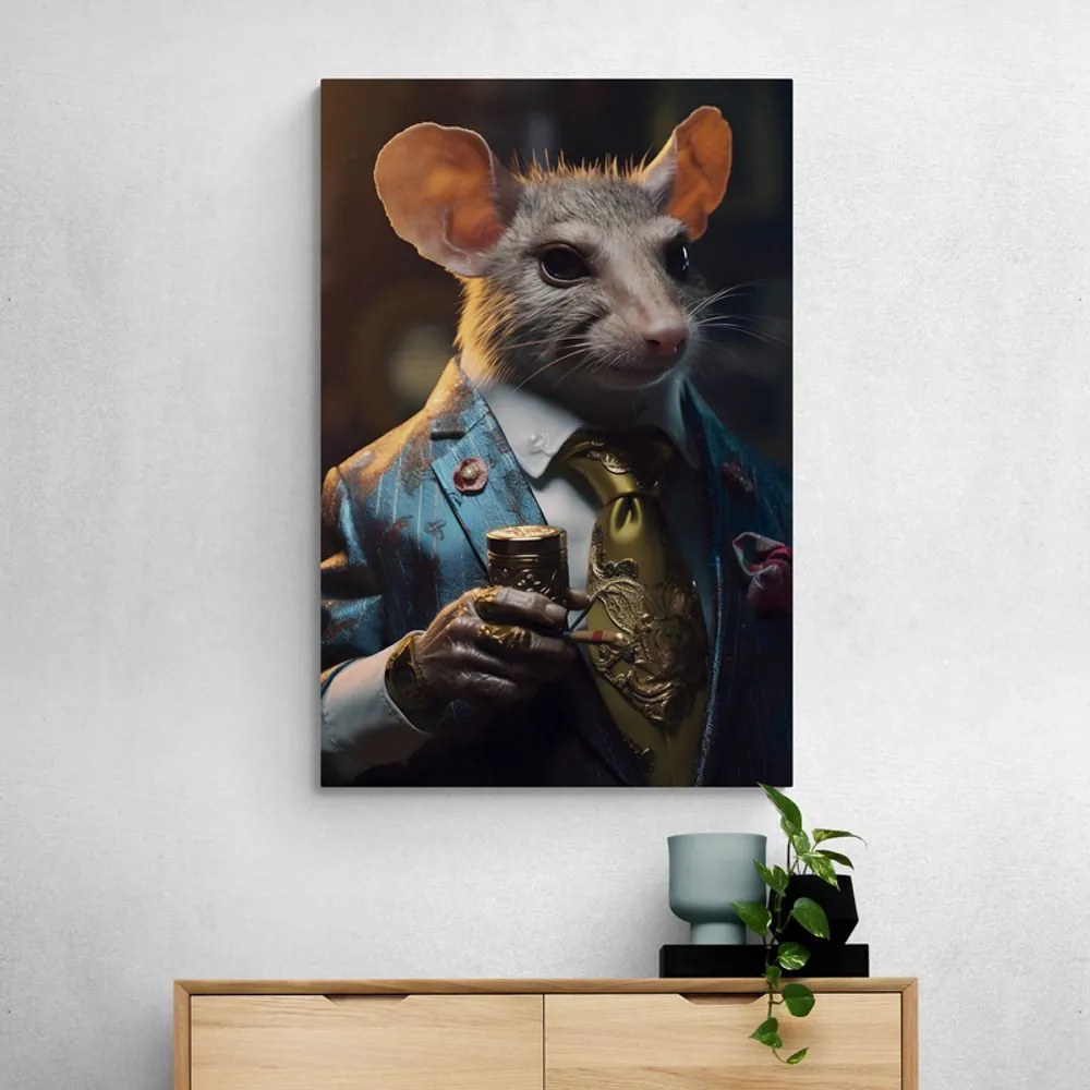 Quadro su tela – Gangster animale ratto