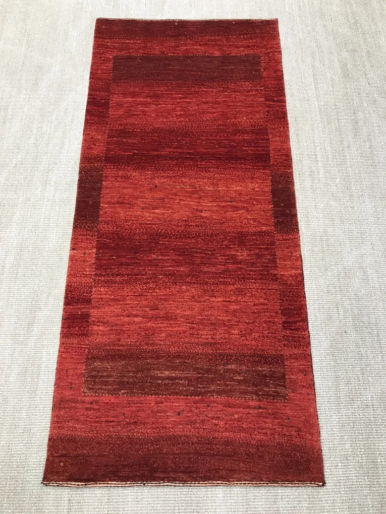Loribaft Tappeto persiano 80x190 Rosso (Iran) Annodato A Mano
