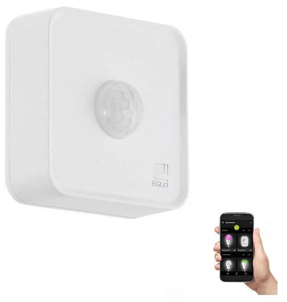 Eglo 33236 - Sensore di movimento da esterno CONNECT SENSOR 3xAA 12 m bianco IP44