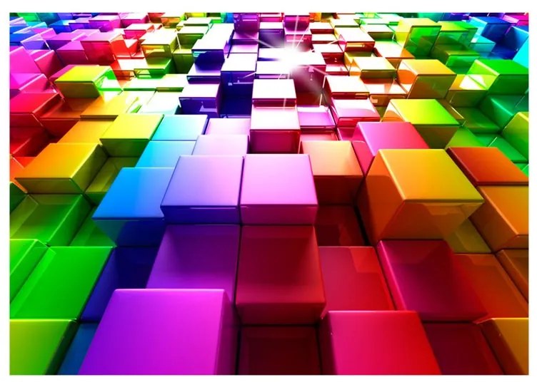 Fotomurale Colored Cubes