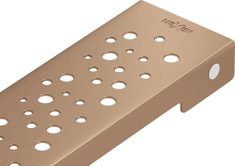 Mexen Flat M12 copertura per scarico lineare 100 cm, rame spazzolato - 1C21100