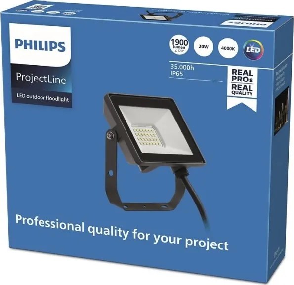 Philips - Proiettore LED da esterno PROJECTLINE LED/20W/230V IP65 4000K