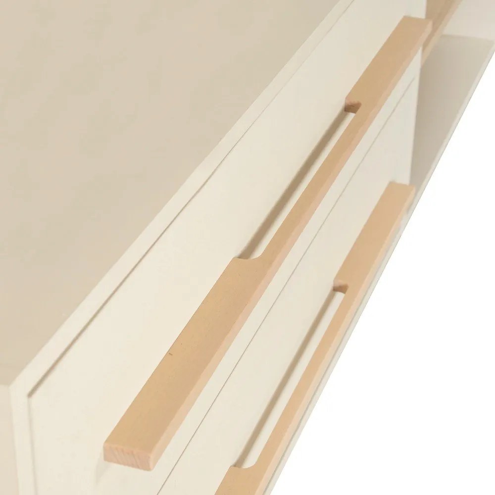 Letto da bambini beige con contenitore rete non inclusa 90x200 cm Captain – Roba