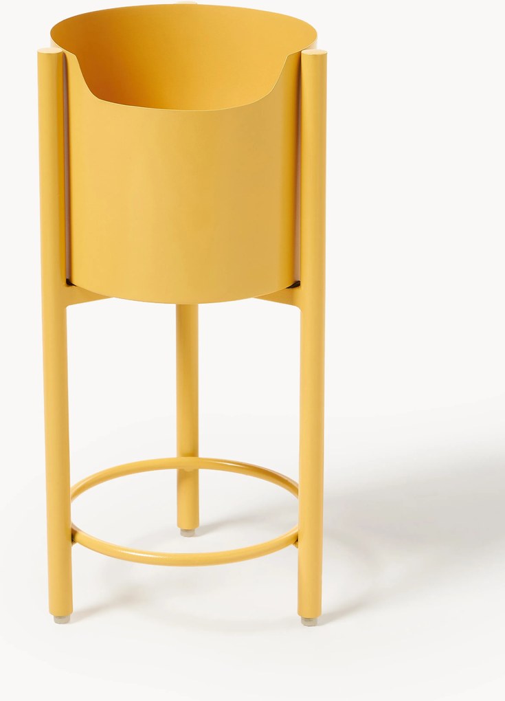 Fioriera in metallo Taru, alt. 45 cm