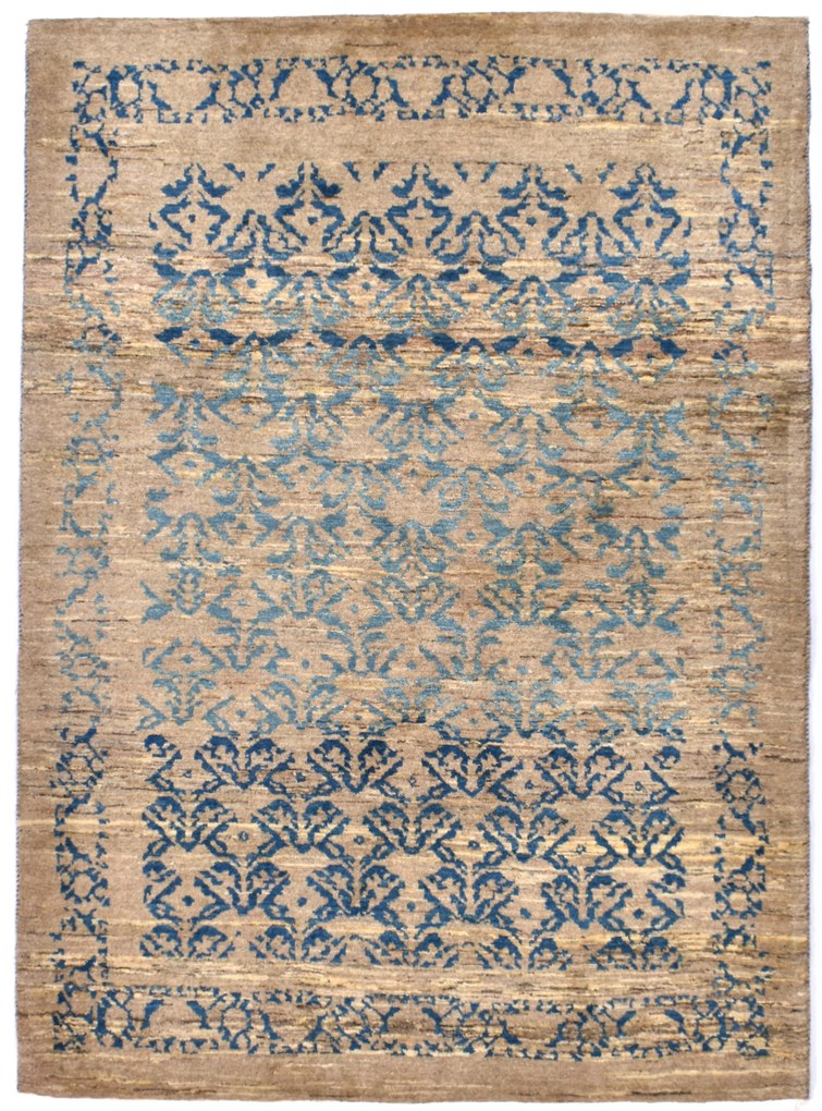 Loribaft Tappeto 150 x 200 Beige (Iran) Annodato A Mano