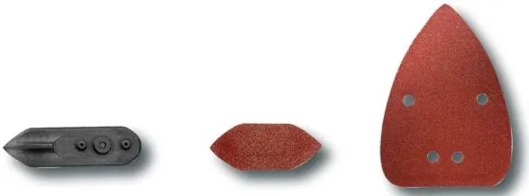 Levigatrice palmare triangolare 65W Ingco con accessori