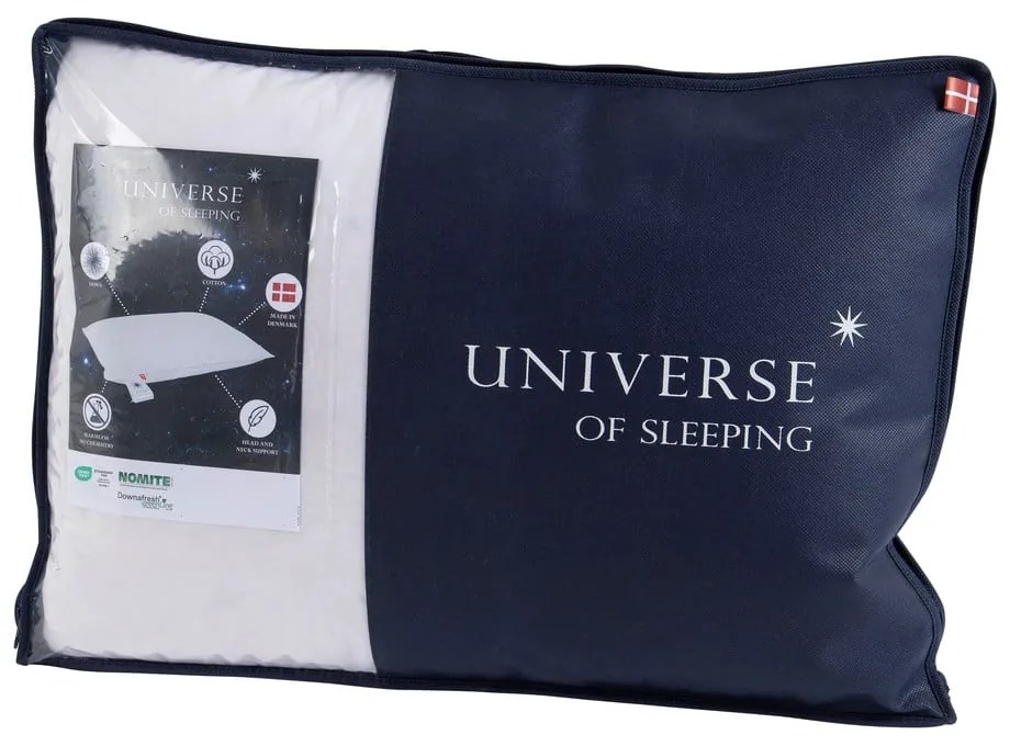 Cuscino con imbottitura in piuma 50x70 cm Capella Low - Universe of Sleeping