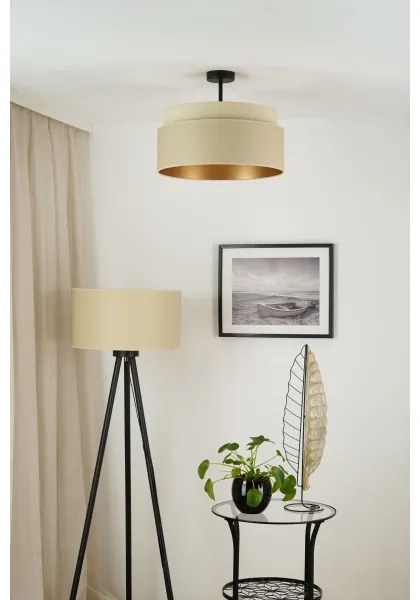 Brilagi - Lampadario OREGON VEGE 1xE27/15W/230V Ø 45 cm beige