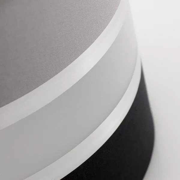 Lampadario a sospensione con filo CORAL S 1xE27/60W/230V nero-grigio