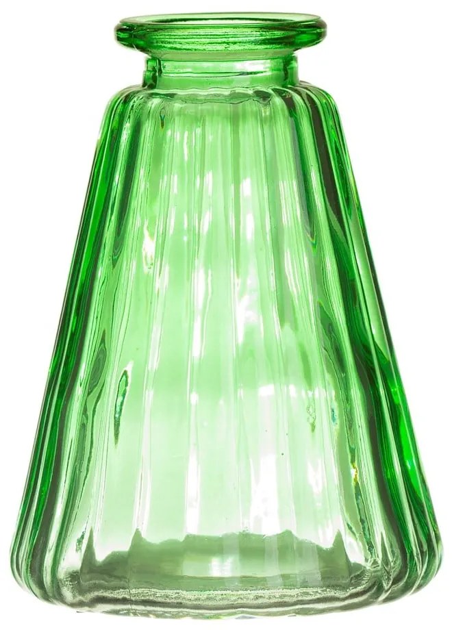 Vasi in vetro verde in set di 3 pezzi - Sass & Belle