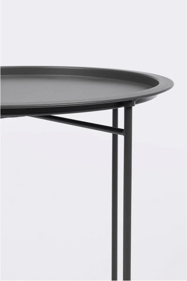 Tavolino da giardino rotondo in acciaio ø 46 cm Austin – Bizzotto