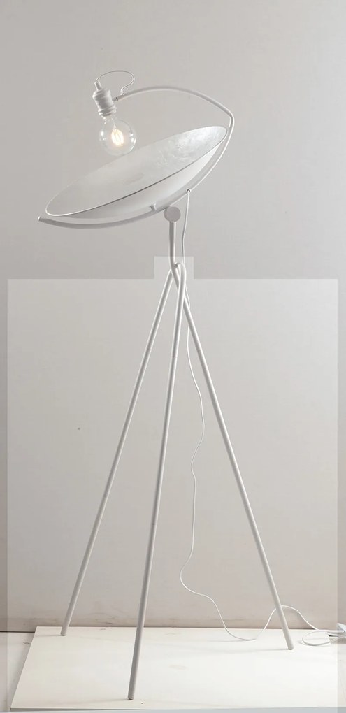 Lampadario Piantana Drea  Colore Bianco  60W  Mis  152 x 205 x 40 cm