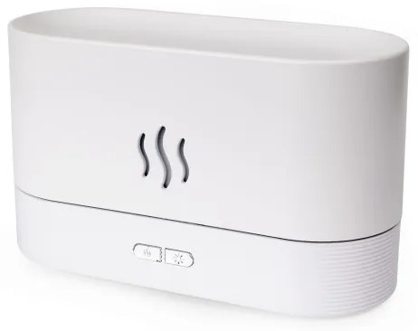 LED RGB Diffusore di aromi e umidificatore d'aria a ultrasuoni con retroilluminazione 180ml bianco