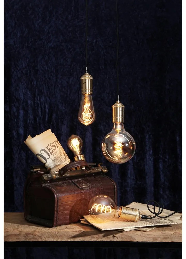 Lampadina con filamenti con intensità regolabile con luce bianca calda con presa E27, 3 W Spiral Filament – Star Trading