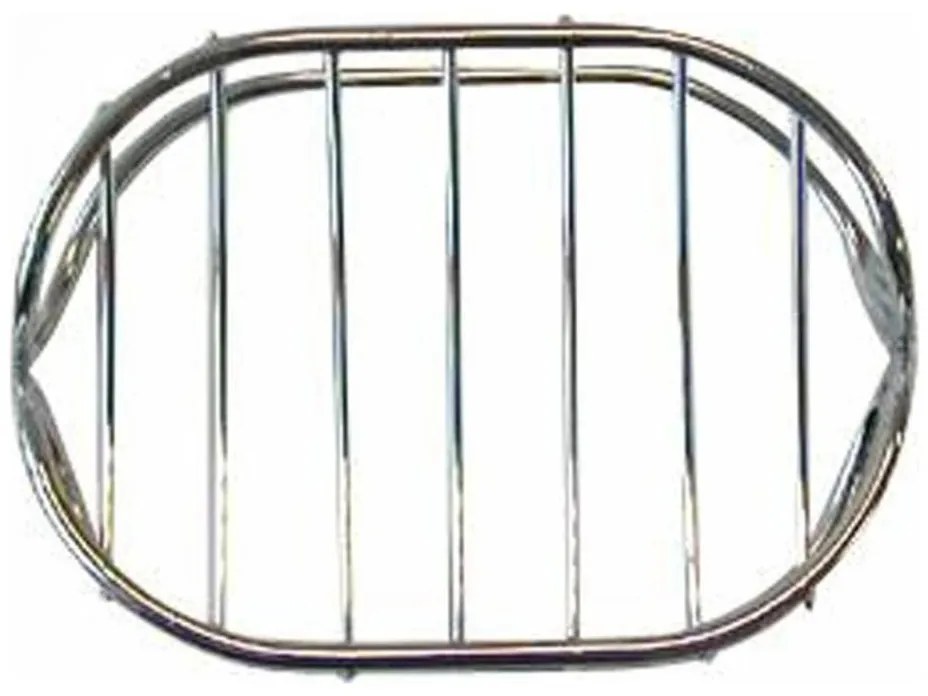 Portasapone in filo 8,4x10,7 cm cromo lucido